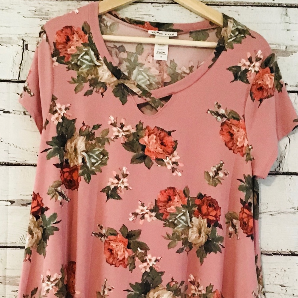 Criss Cross Neckline Swing Mini